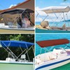 Fuprosico Bimini Top Replacement Canvas 900D Waterproof Bimini Top Cover