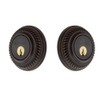 Nostalgic Warehouse Rope Rosette Deadbolt, Timeless Bronze