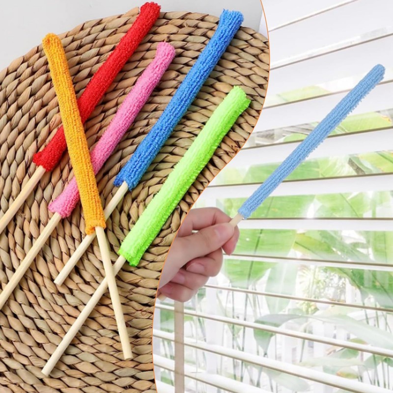 Yuiturt 12 Pcs Microfiber Dusters for Cleaning, Mini Detail Duster
