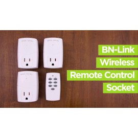 BN-LINK Wireless Remote Control Outlet Switch Power Plug -1 remote 3 plugs