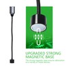 LED Magnetic Gooseneck Light, 12W 6500K 1200LM 110V Magnetic Flexible