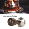 Coffee Tamper Solid Wood Handle Stainless Steel Easy to Use
