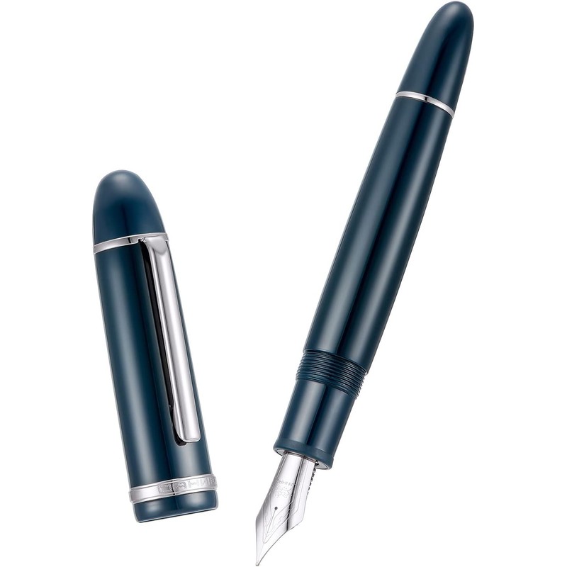 Jinhao X159 - Pluma estilográfica verde oscuro 8, punta fina,