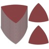 LOUZAGO 120 Pcs 1200 Grit Triangle Sanding Pads, Aluminum Oxide