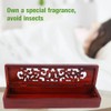 Vietnam Nanmu Chopsticks Box Lying Incense Burner Assorted Hollow Incense