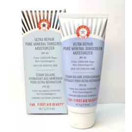 First Aid Beauty FITST AID BEAUTY ULTRA REPAIR PURE MINERAL SUNSCREEN MOISTURIZER SPF 40 (2 OZ)