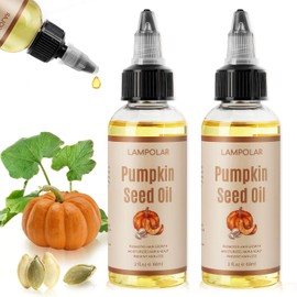 Pumpkin Seed Oil for Hair Growth - 100% Pure, Cold Pressed, Natural Hair Growth Oil - Deeply Moisturizing Scalp, Strong Roots and Thick Hair, 4 Fl Oz