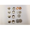 Metal Candle Cups with Round Flat Base - Prevents Wax