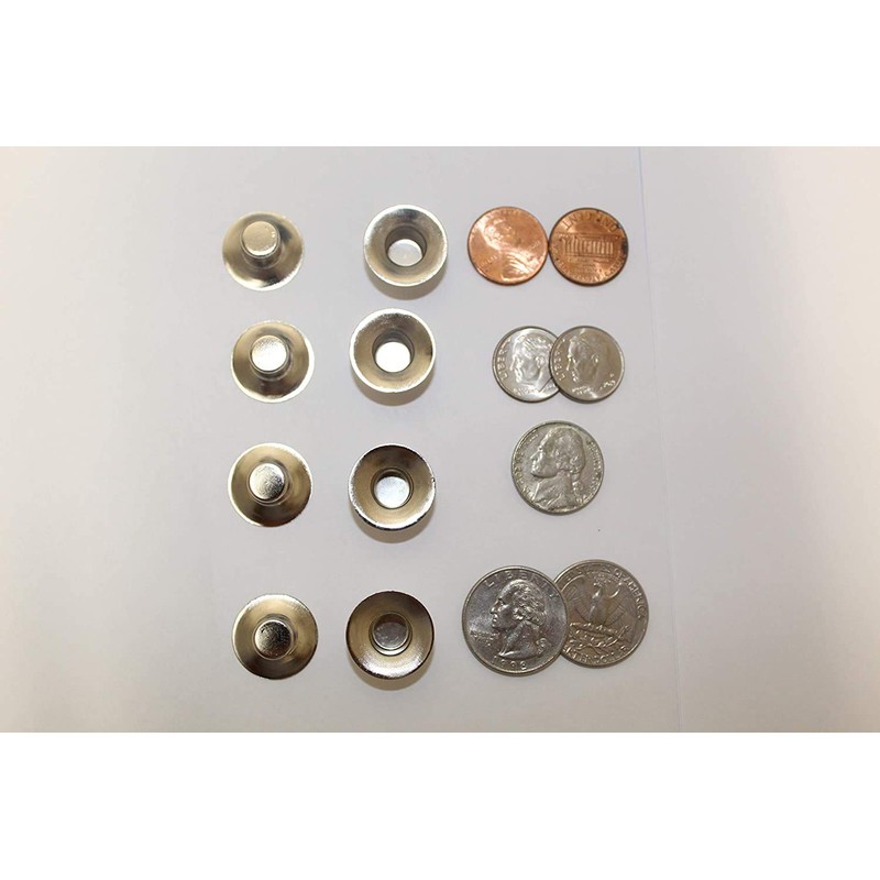 Metal Candle Cups with Round Flat Base - Prevents Wax
