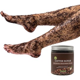 Littryee Exfoliante café - Exfoliante Grano Sal café Exfoliante anticelulítico Exfoliante y eliminador Celulitis para Rostro, Cuerpo, piernas, SPA para pies