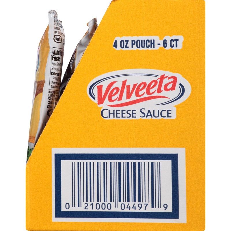 Velveeta Original Cheese Sauce Pouches, 24 ct Pack, 4 Boxes