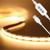 PAUTIX COB LED Strip Light 5V USB 6.56ft/2m 640LEDs 1200lm