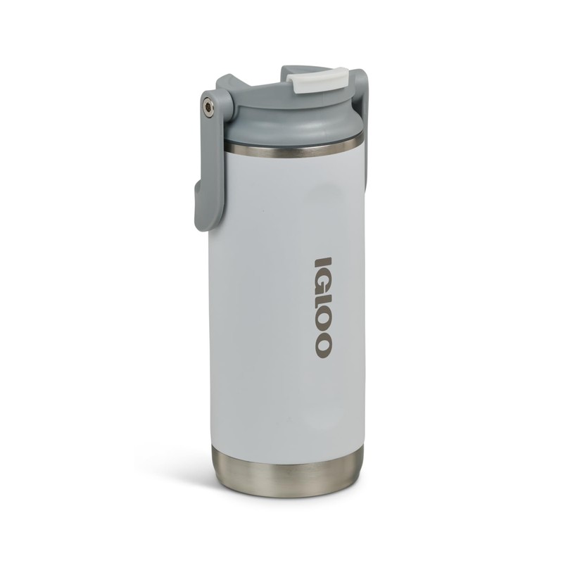 Igloo, 16 oz FlipNSip Tumbler, Reusable Travel Mug, Stainless Steel