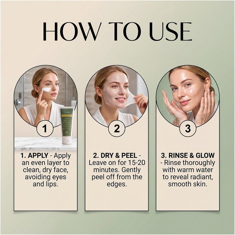 Mascarilla exfoliante iluminadora de 60 g Suave y Fácil de