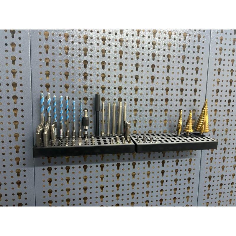 Shelf for 90 Bits Suitable for Küpper Perforated Wall and