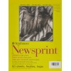 Strathmore 300 Series Newsprint Pad 9x12 Natural Tone 50 Sheets
