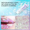 Prreal Long-Lasting Glitter Gel with Chunky Sequins - 50ml for