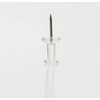 Janrax Pack of 100 Clear Push Pins Transparent Cork Board