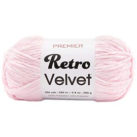 Premier Yarns Baby Pink Yarn Retro Velvet