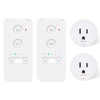 Greencycle Remote Control Outlet Plug, Remote Light Switches Wireless Indoor,