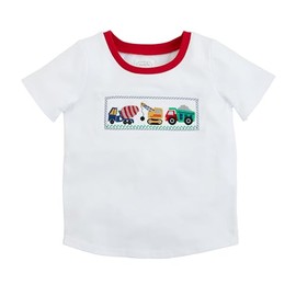 Mud Pie Baby Boys Casual Infant-and-Toddler-t-Shirts, Truck, Medium US