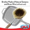 Lola Products The Original Pot and Pan Brush | Brass