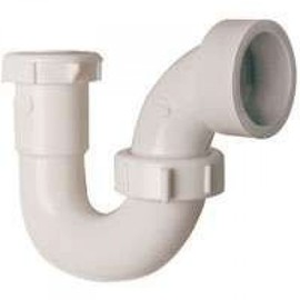 Plumb Pak PP20950 PlumPak S-Trap, 1-1/2 in, Plastic, 1-1/2", White