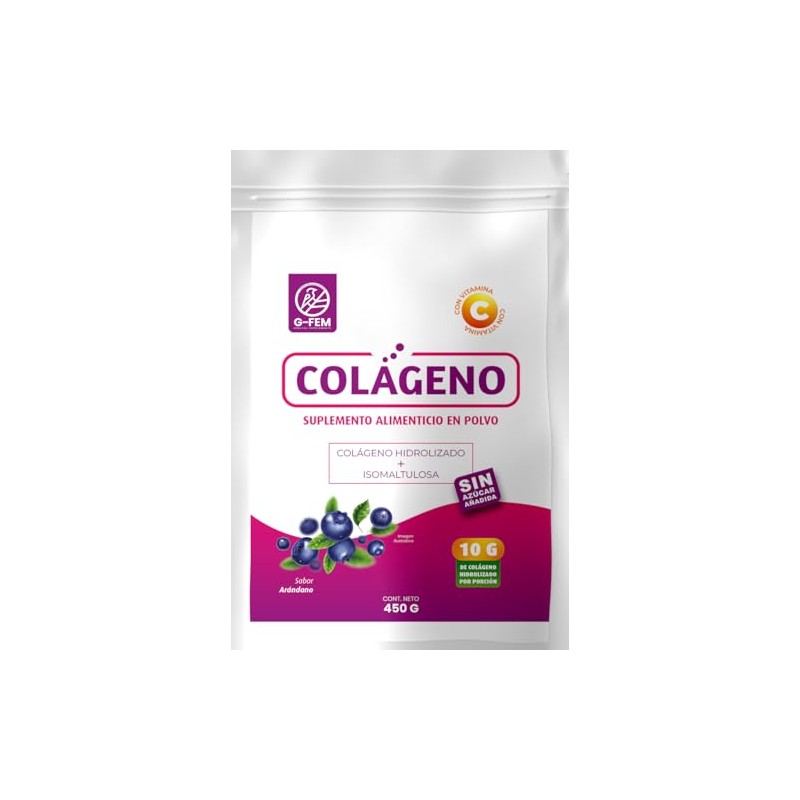 Colágeno Hidrolizado Sin Azúcar + Isomaltulosa + Vitamina C