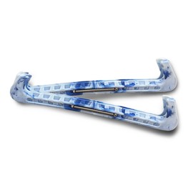 Xcess Adjustable Marble Ice Skate Guards (Blue)
