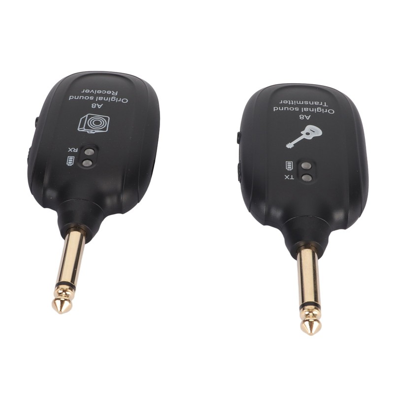 Guitar Wireless System Rechargeable UHF 730MHz 4 Channels Guitar Transmitter