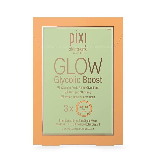 PIXI Glow Glycolic Boost Brightening Infusion Sheet Mask