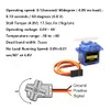 DORHEA 12 Pieces Micro Servo Motor, Mini Servo 9g Servo