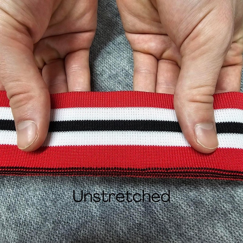 Knit Rib Cuff & Neck Trim Stretch Striped Ribbing, Revamp