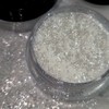 Bonnie B Nail Chiffon Tok Tok White Silver Pearl Glitter