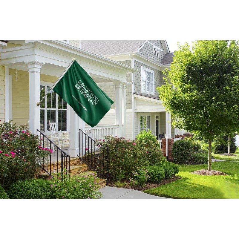 Saudi Arabia Flag 2x3FT Saudi Arabian National Polyester With 2