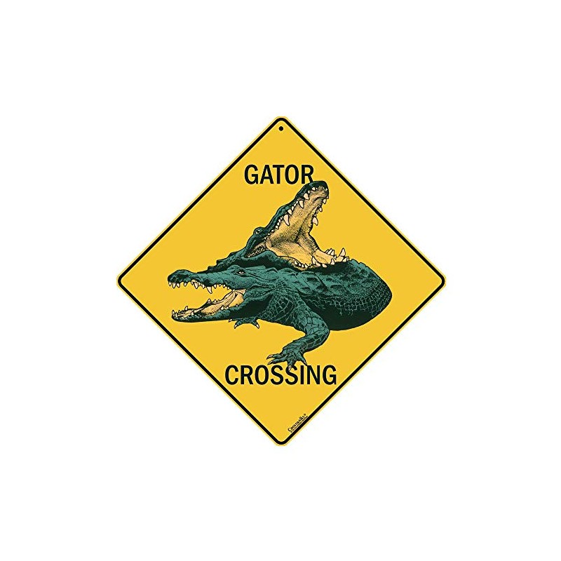 Gator Crossing Sign