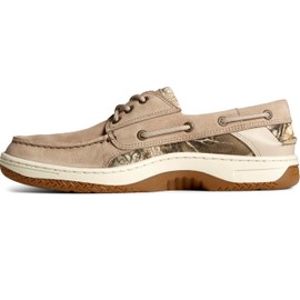 Sperry Mens Shoes Men's Billfish 3-Eye Realtree Boat Shoe, Olive, 10.5