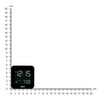 Braun Digital Travel Alarm Clock Snooze Function Compact Size Negative