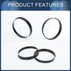 INFINAUTO Hub Centric Rings,72.6mm ID 74.1mm OD Car Wheel Hubrings