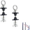 Power Rack Attachments 1 Pair - Resistance Band Hooks for