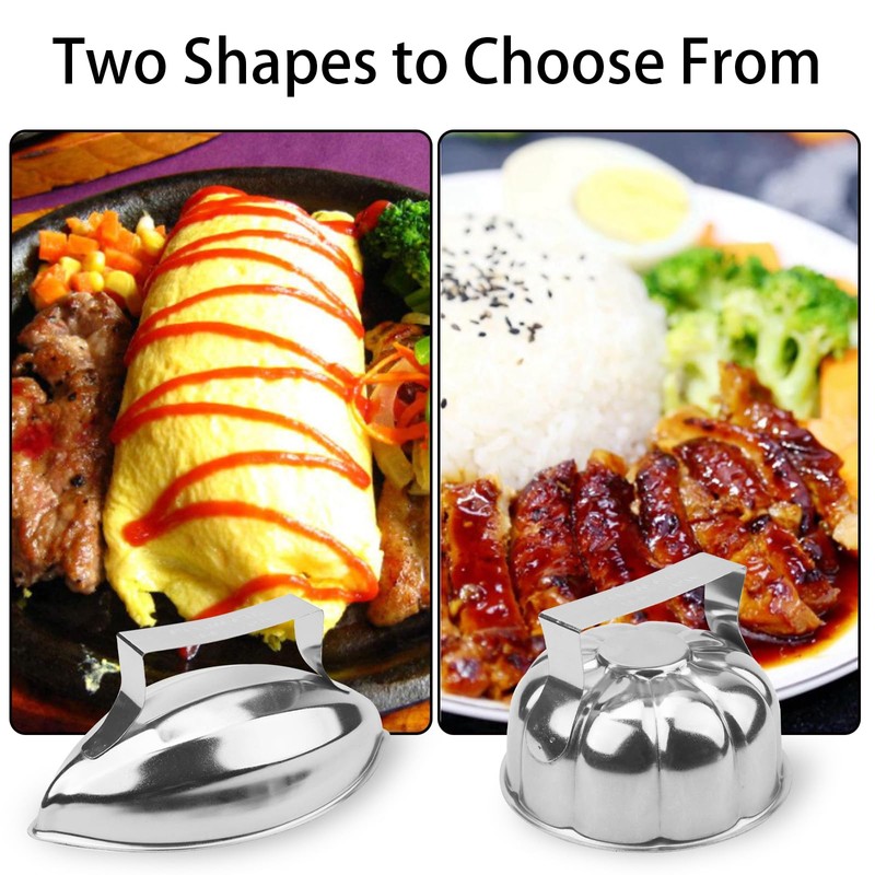 Flower Shaped Rice Mold Fried Rice Press Mold Stainless Steel
