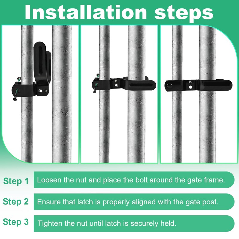 Heavy Duty Fork Latch (Bolt-in),1-5/8" x 2-7/8", Pressed Steel -