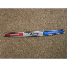 Ford New Repro. 1967 Galaxie 500 Trunk Ornament Emblem Foil Insert XL LTD