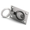 Bestgle 2 Packs Flush Ring Plull Handle Hatch Locker, 62