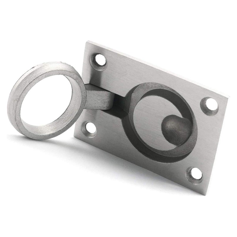 Bestgle 2 Packs Flush Ring Plull Handle Hatch Locker, 62