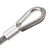 340pcs Wire Rope Cable Thimbles Aluminum Crimping Loop Sleeve Assortment