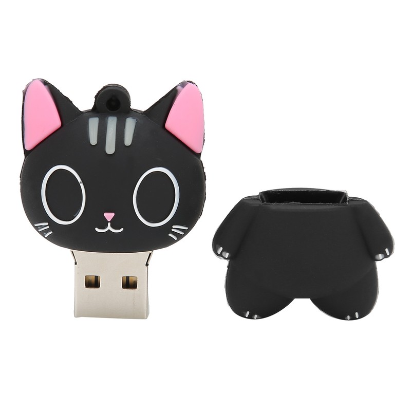 Cartoon Cat Pattern USB Flash Drive Data Picture Music Movie