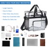 Enkrio Clear Bag for Stadium Events 12x6x12 Clear Tote Crossbody