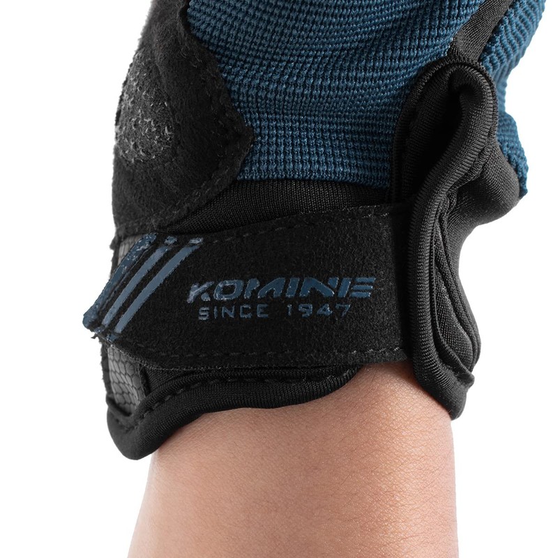 Komine GK-1833 Protective Mesh Gloves for Motorcycles Brave Black XL