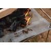 CAMPINGMOON Portable Mesh Fire Pit with Cooking Grate (L 16.5''